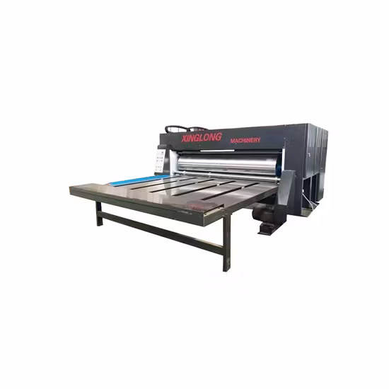 Chain Feed Flexo Cardboard Box Printing Slotting Diecutting Machine