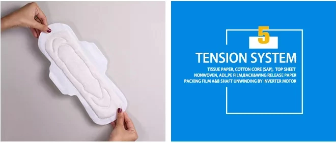 Women Period Sanitary Pads Making Semi Machine Automatic Second Hand Cheap Price Machine to Make Sanitary Napkins