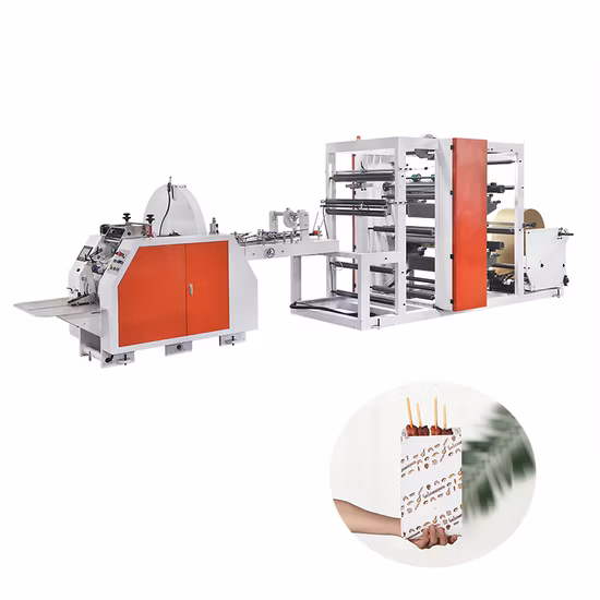 Machine automatique de sac de papier de fond de V de sac de pain de papier d'emballage